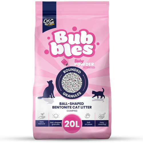 Cat walk bubbles baby powder - cat,